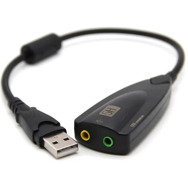 USB a salida de audio tarjeta de sonido 5HV2