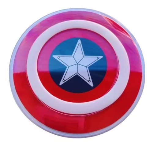 Cargador inalambrico SUPERHEROE Qi para celular Capitan America 1