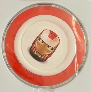 Cargador inalambrico SUPERHEROE Qi para celular Iron Man 1