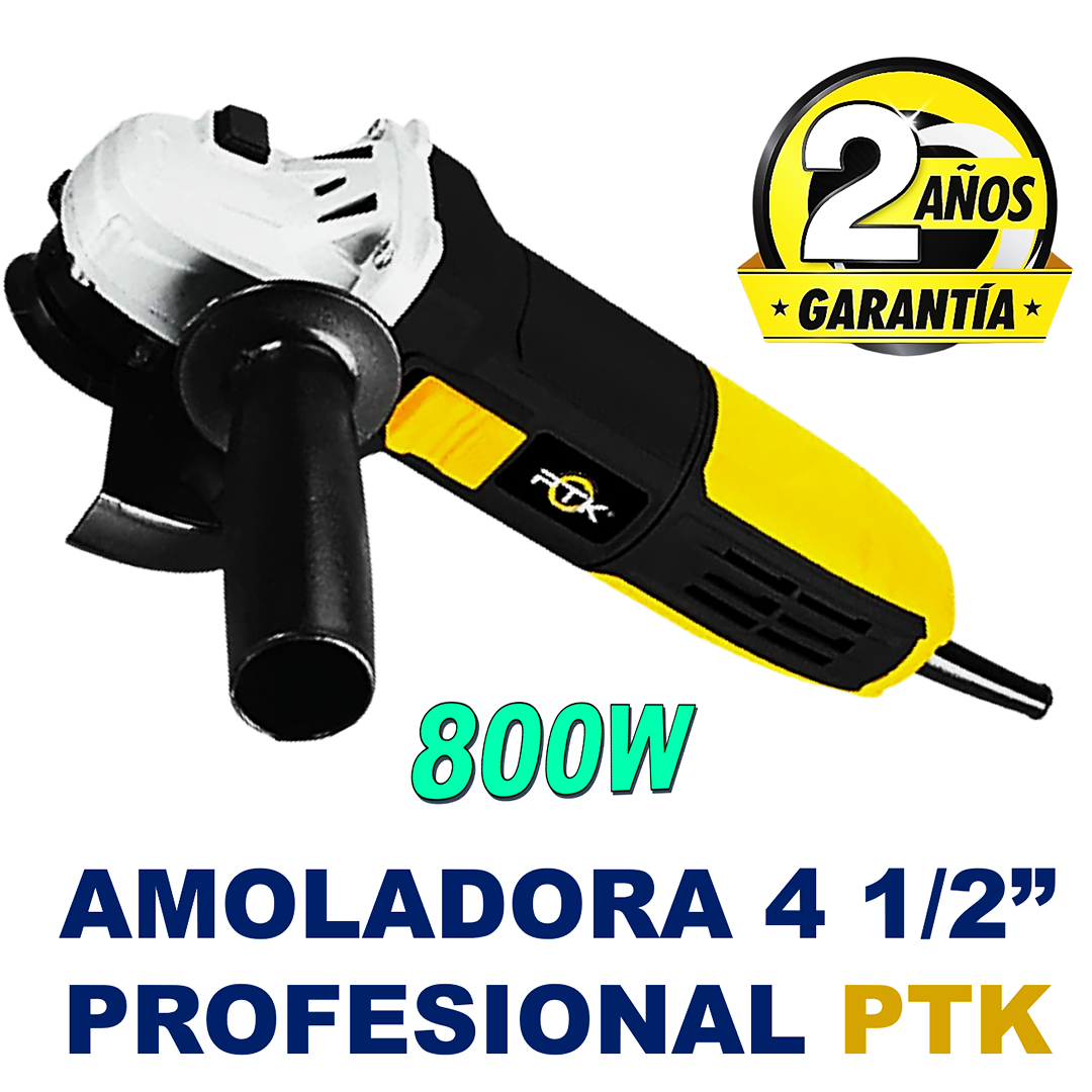 Amoladora PTK 4½ 800W Profesional