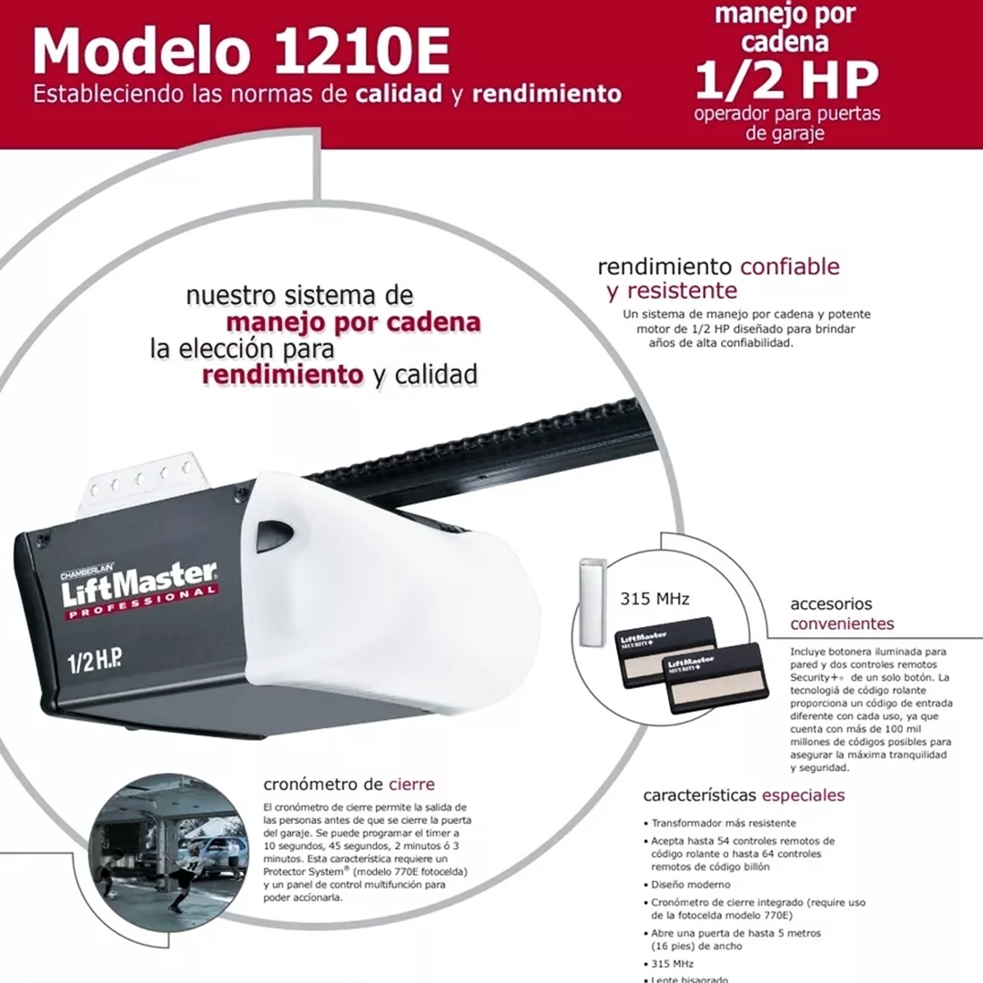 Motor Liftmaster 1210E Profesional 