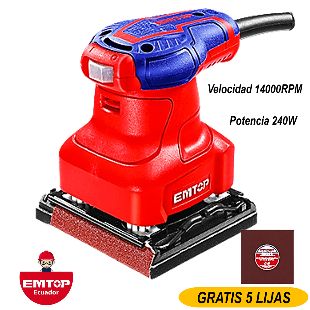 Lijadora Emtop Electrica 240w 