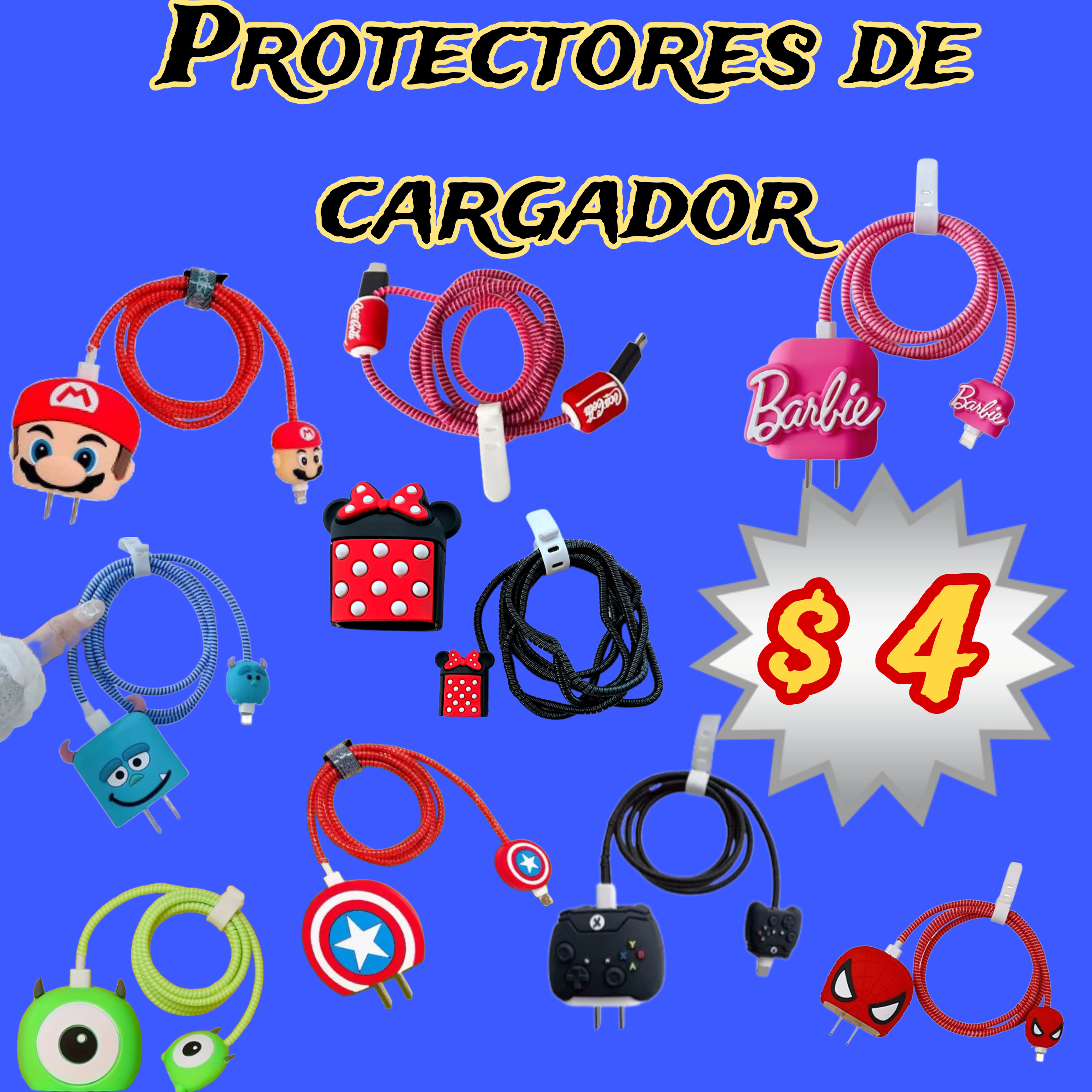 Protector para cargador de celular