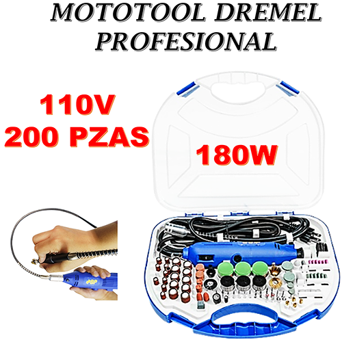 Mototool Dremel 180W 200 piezas BP Profesional