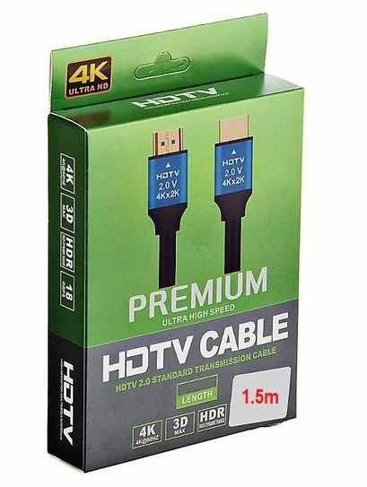 Cable HDMI 1.5M 4K PREMIUM