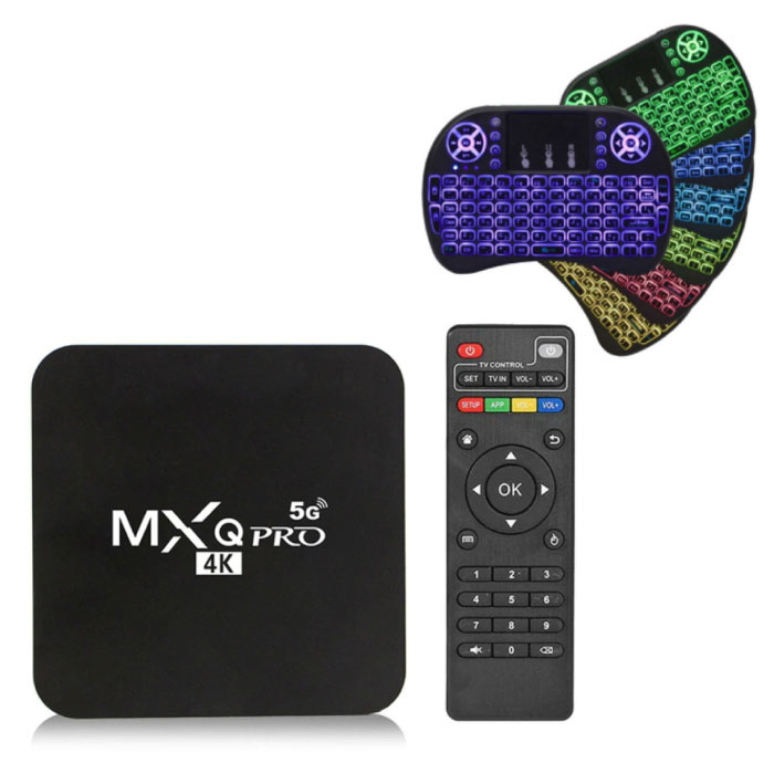 TV BOX FHD CON TECLADO Y CANALES GRATIS