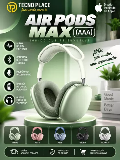 AirPods Max bluetooth verde