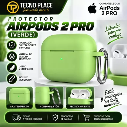 Protector AirPods Pro 2 verde