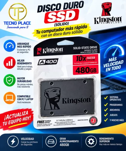 Disco duro sólido SSD Kingston