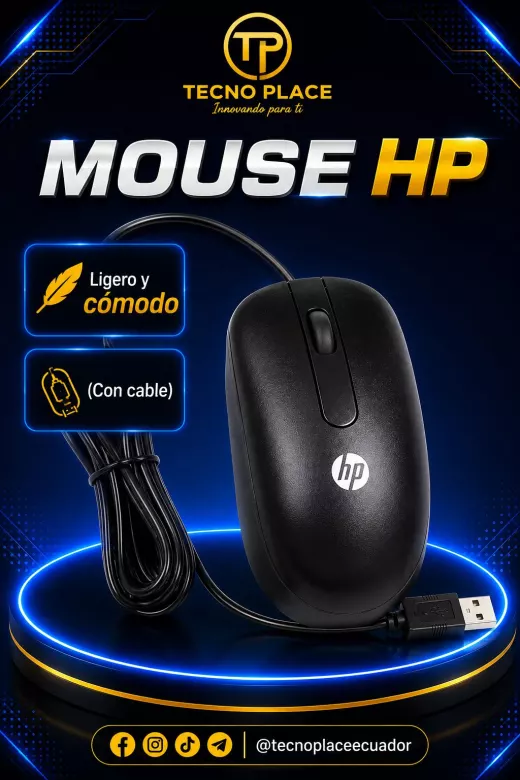 Mouse con cable HP X-66 económico