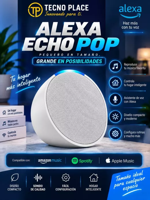 Alexa echo pop blanco