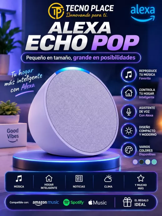 Alexa echo pop Lavanda