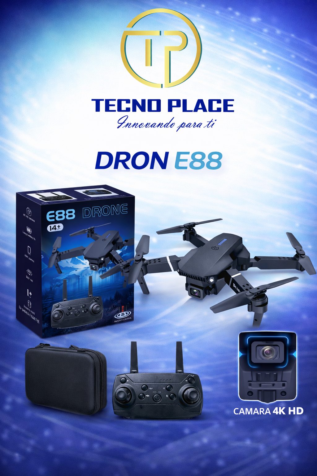 Dron E88 1 cámara