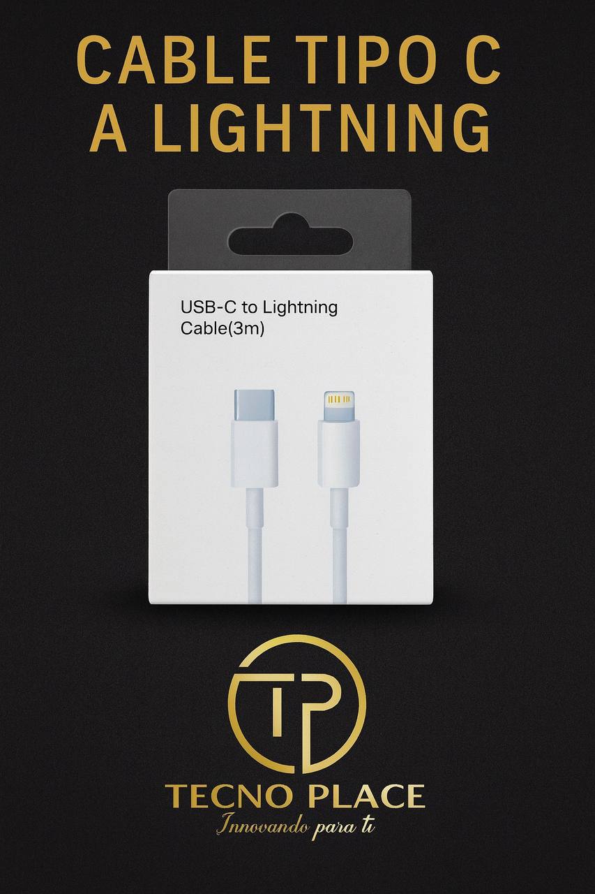 Cable Apple USB-C a Lightning