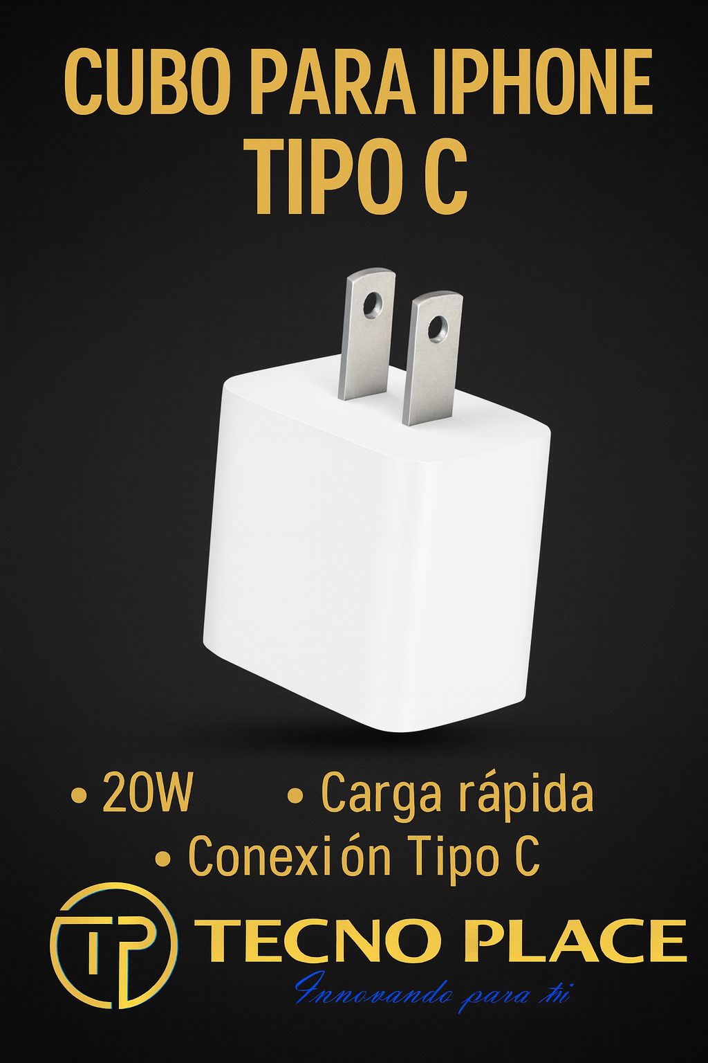 Base de carga Apple 20w USB-C 1 puerto