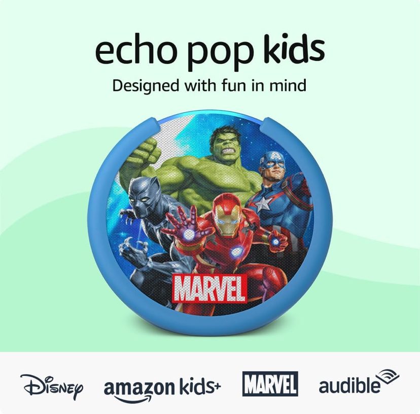 Alexa echo pop kids Marvel Avenger