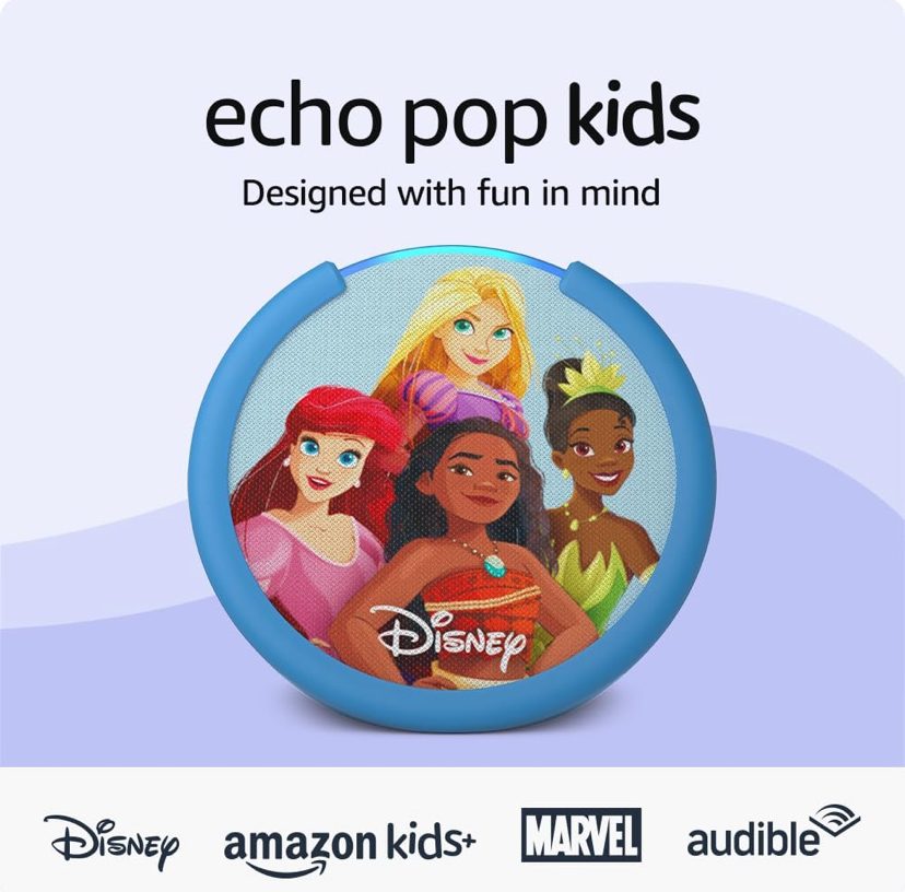Alexa echo pop kids Disney Princesa