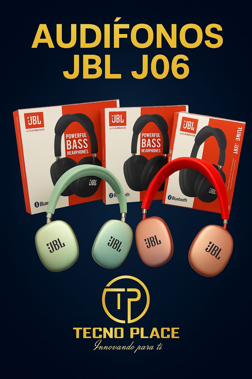 Audifono JBL (AAA) bluetooth TUNE J06